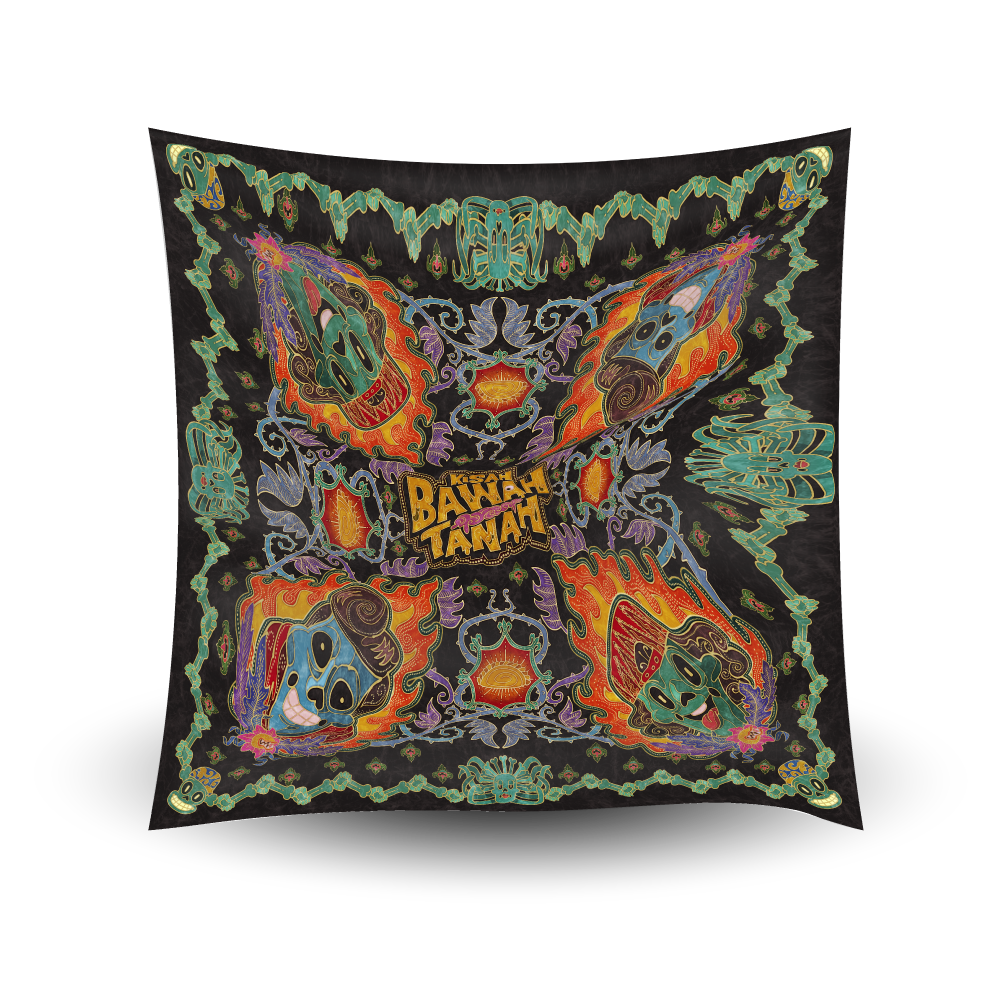 Stylish KBT Batik Bandana: Artistry Black