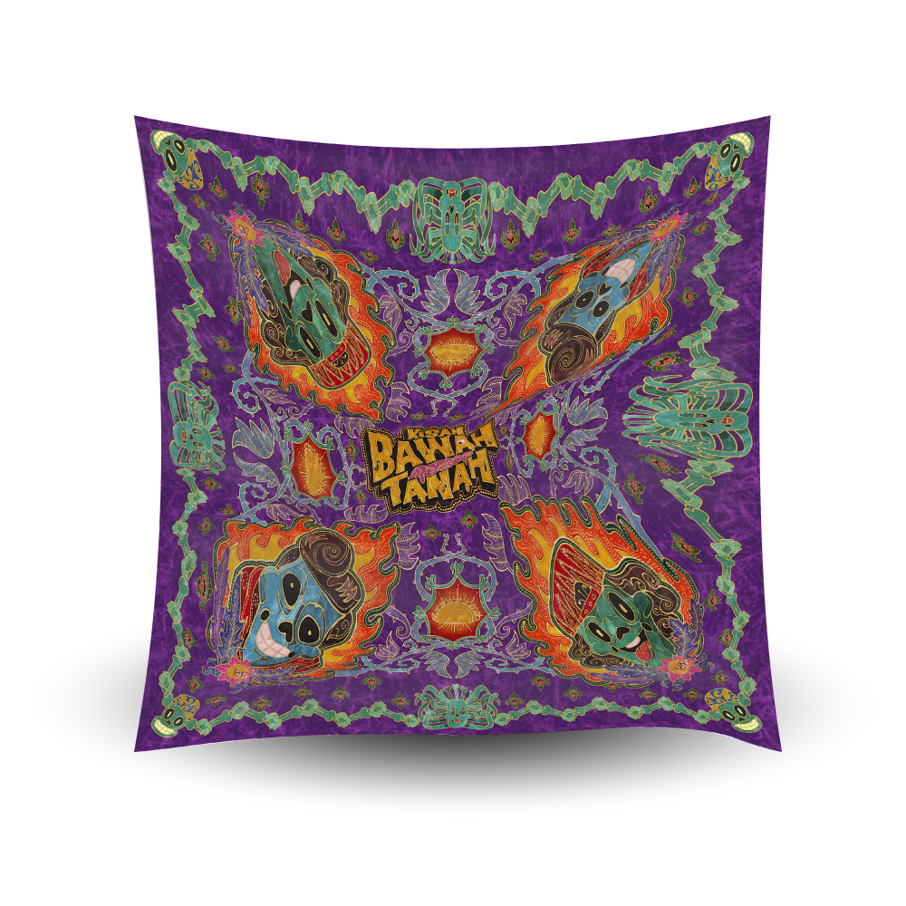 Stylish KBT Batik Bandana: Shiny Purple