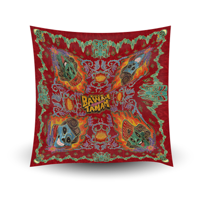 Stylish KBT Batik Bandana: Fiery Red